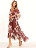 YASMINE™ - Elegant Kimono Midiklänning