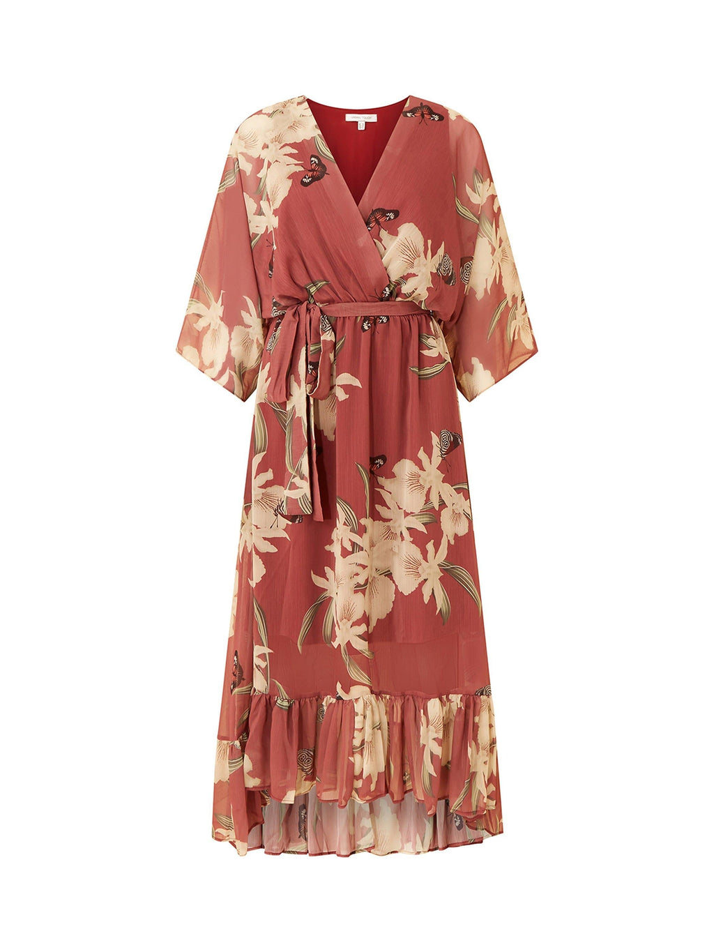 YASMINE™ - Elegant Kimono Midiklänning