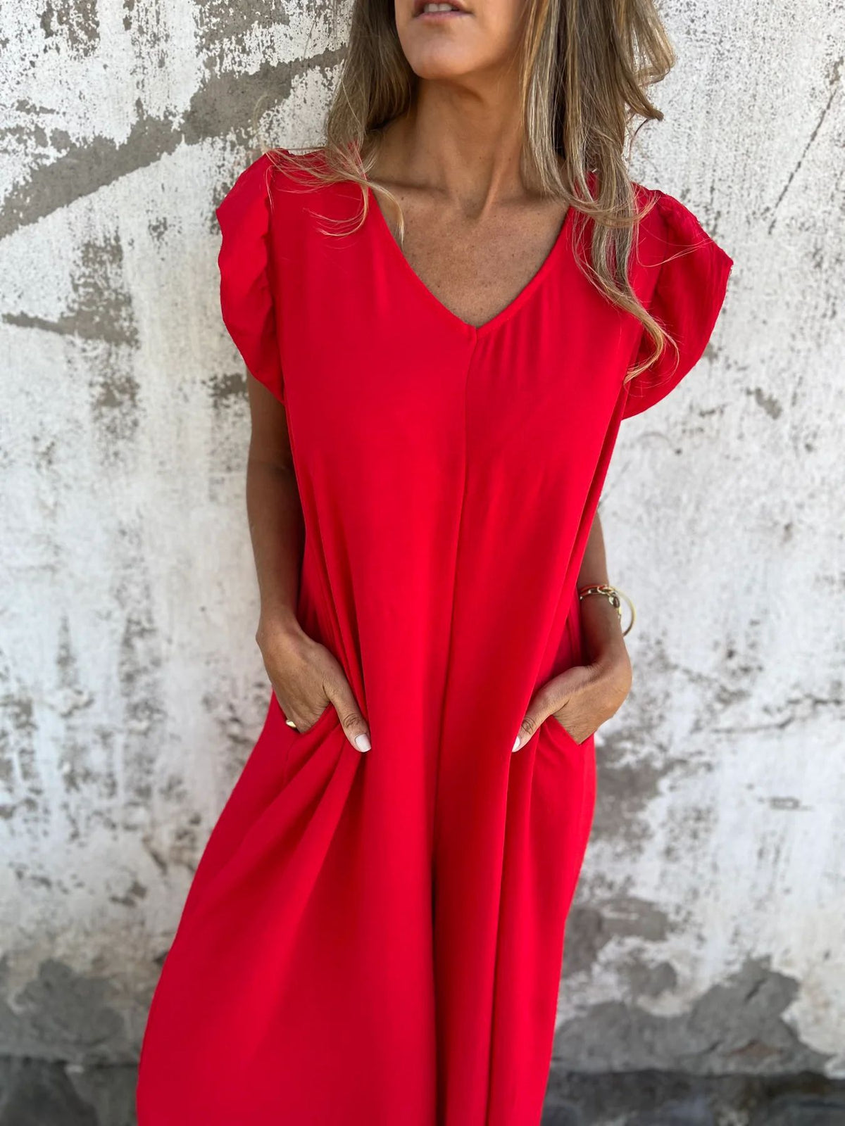 CASSANDRA™ - Trendig V-ringad Jumpsuit