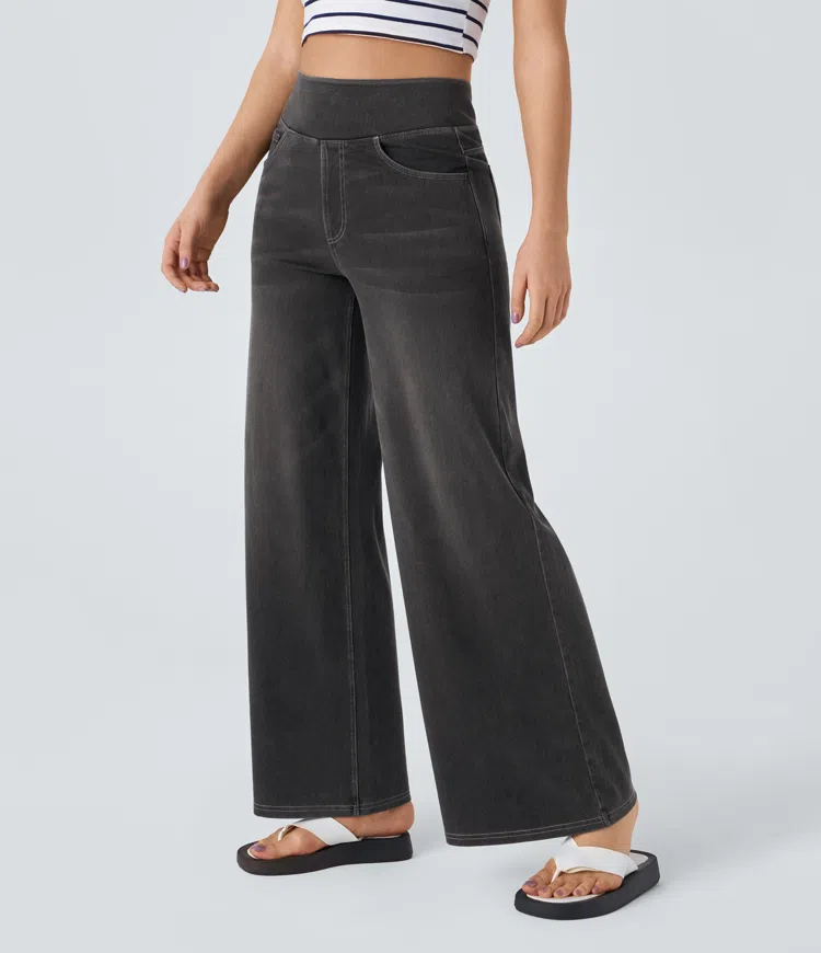 SOLÈNE™ - Avslappnade Vida Jeans