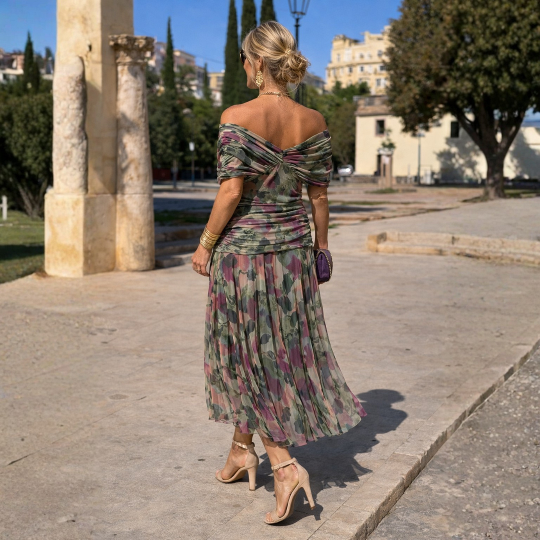 ROSSANA – Elegant Axelfri Maxiklänning