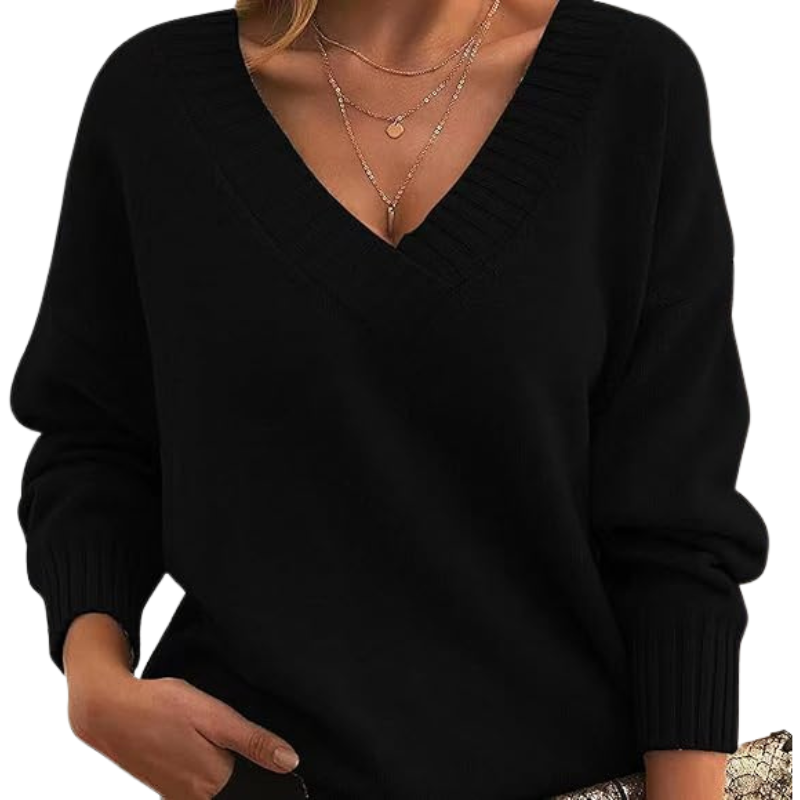 LILLIAN™ - Lätt V-ringad Tröja
