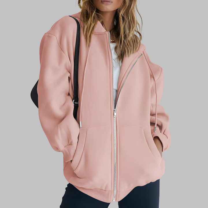 LILMA™ – Klassisk dragkedjejacka med luva i oversize