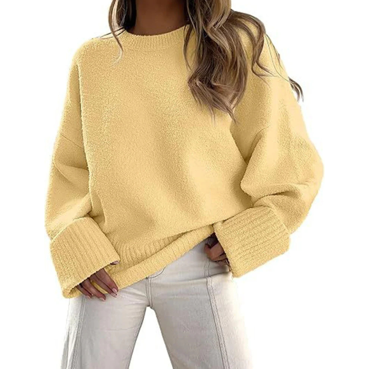 HALEY™ - Mysig Oversize Ludden Stickad Pullover