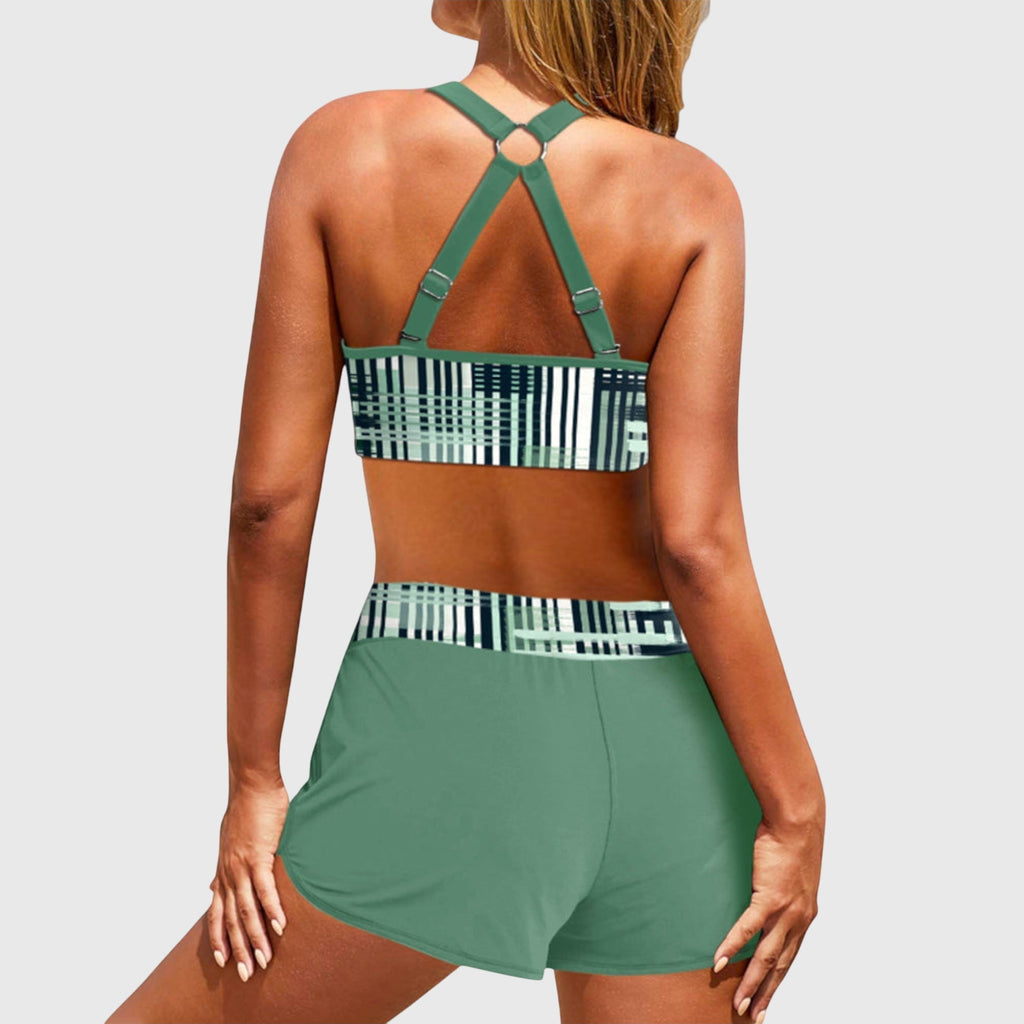 Janelle - High Waisted Ribbed Bikini