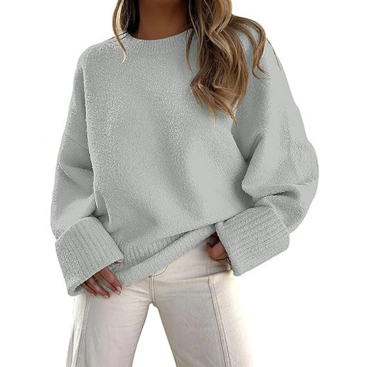 HALEY™ - Mysig Oversize Ludden Stickad Pullover