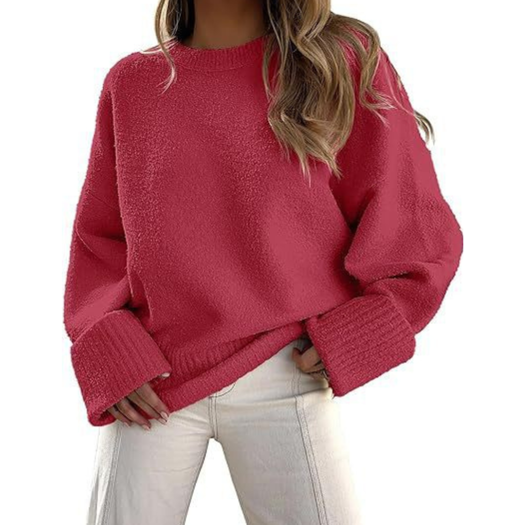 HALEY™ - Mysig Oversize Ludden Stickad Pullover