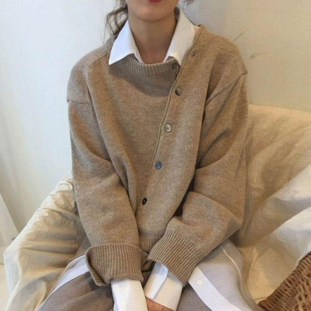 ALYCIA™ - Asymmetrisk Knappkofta