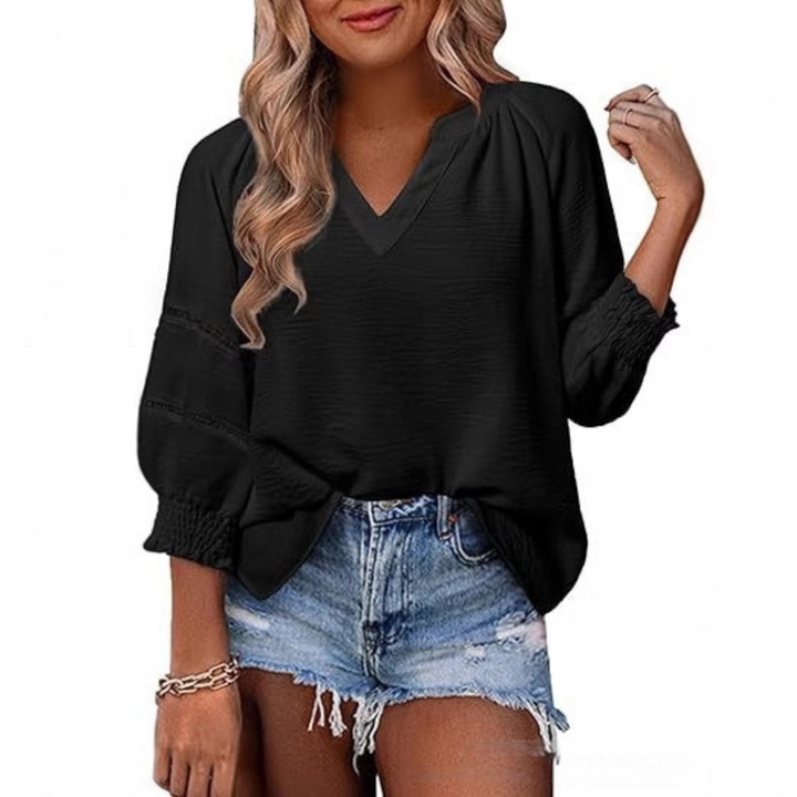 GIANNA™ - Avslappnad Elegant Lyktärmad Sommarblus