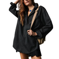 NALINAE™ – Chic V-Neck  Denim Tunic Top