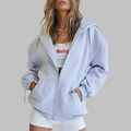 DARA™ – Klassisk Oversize Jacka med Luva och Dragkedja