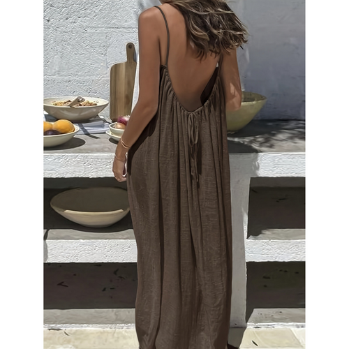 AFILA™ – Avslappnad Röcklös Camisommarklänning