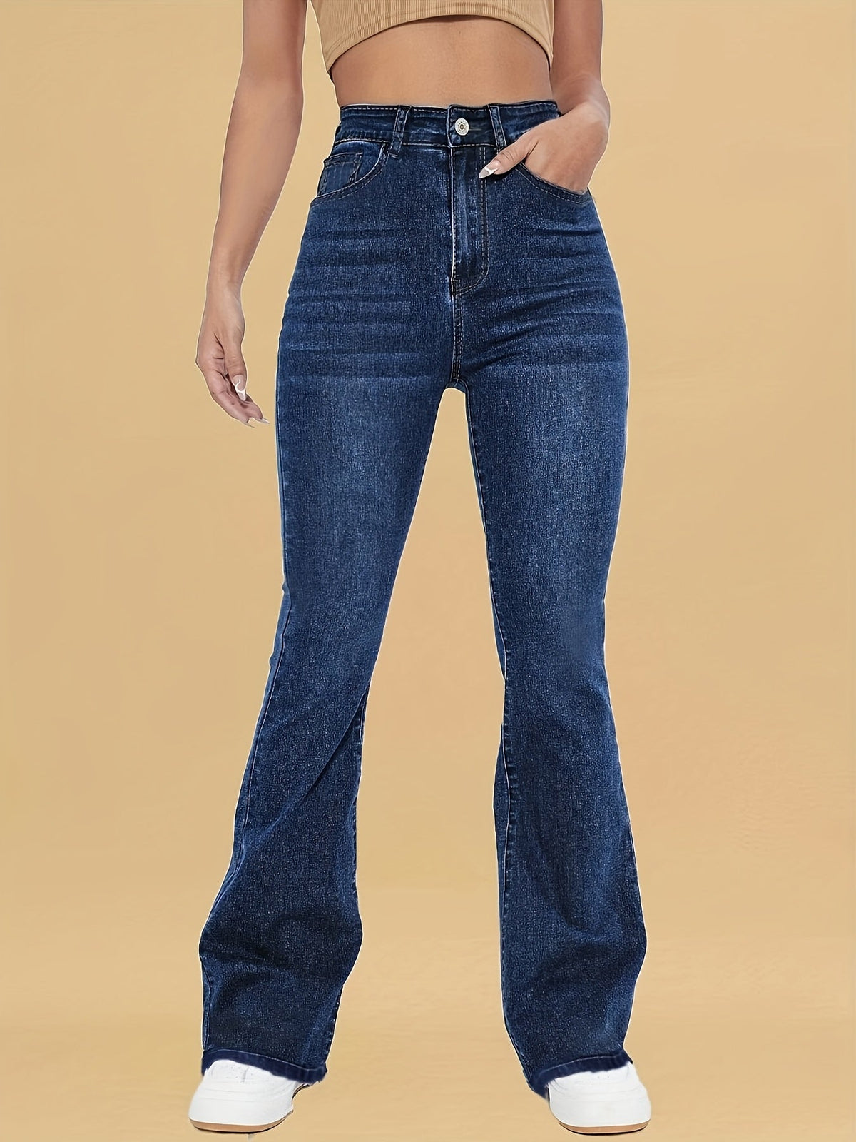 INÈS™ - Modern Chic Utställda Jeans