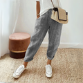 FLORIANE™ - Avslappnade Boho Randiga Byxor