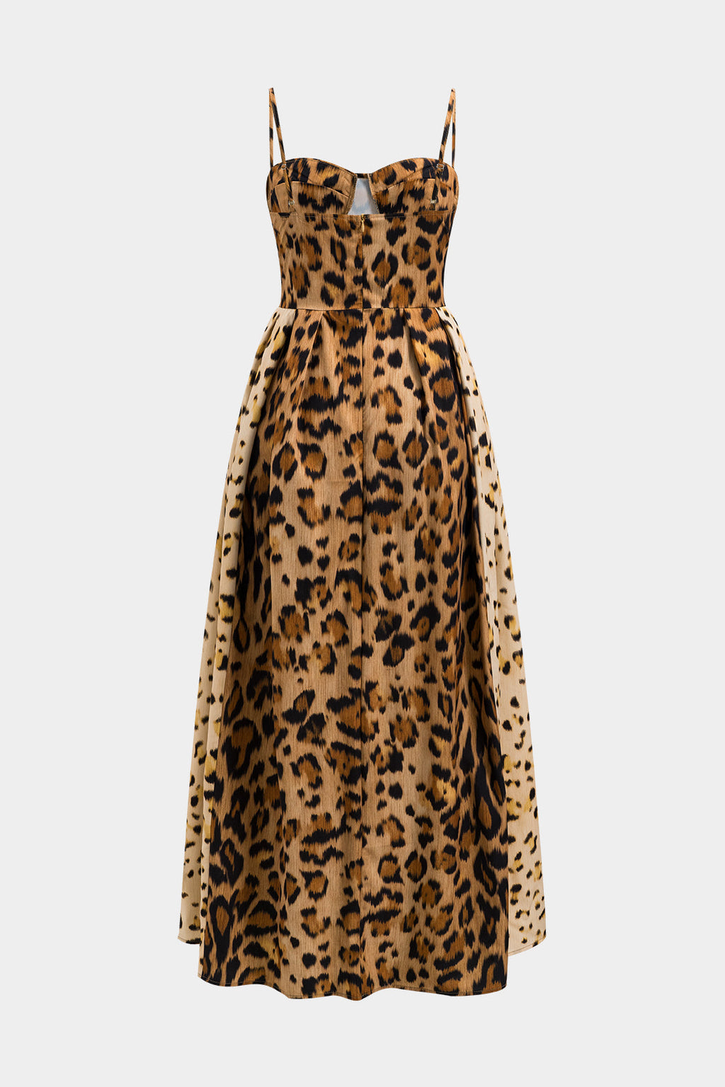 BIANCA™ - Djärv Leopardmönstrad Midiklänning