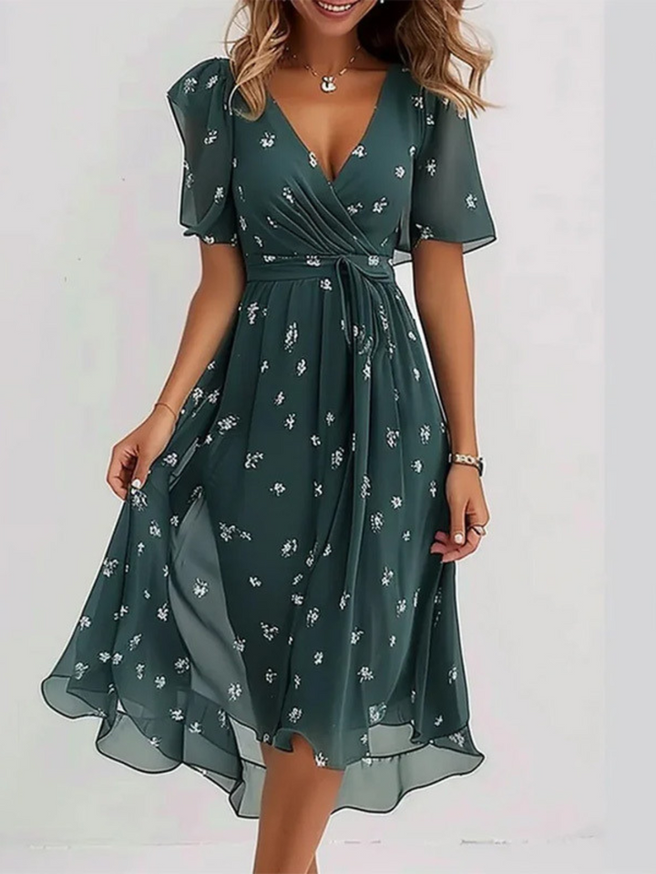 LAVINA™ – Livfull Boho Midiklänning