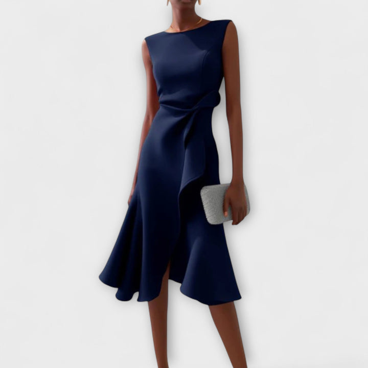MARISSA™ – Elegant Wrap-stil Ärmlös Klänning