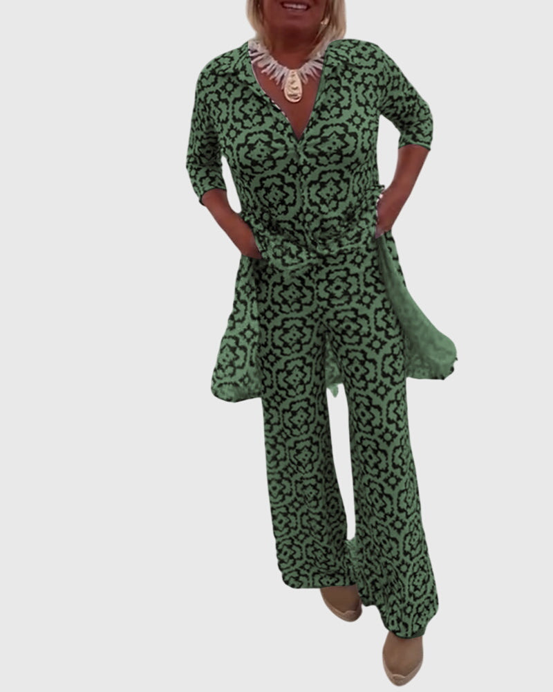 Gabriella™ | Elegant Vintage Two-Piece Set