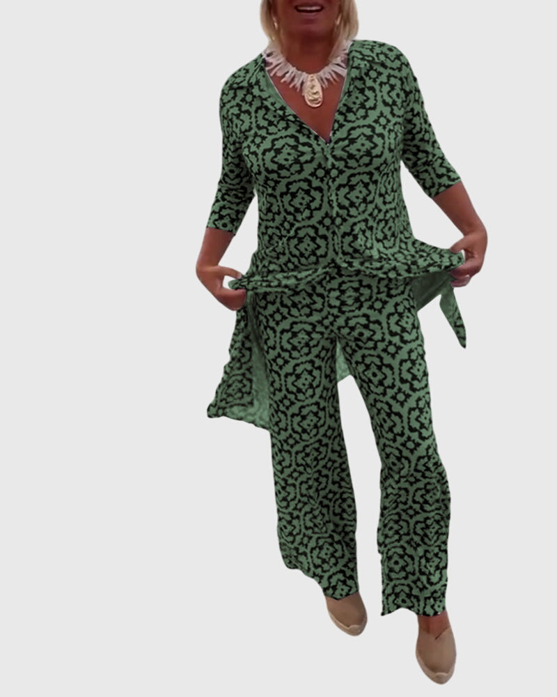 Gabriella™ | Elegant Vintage Two-Piece Set