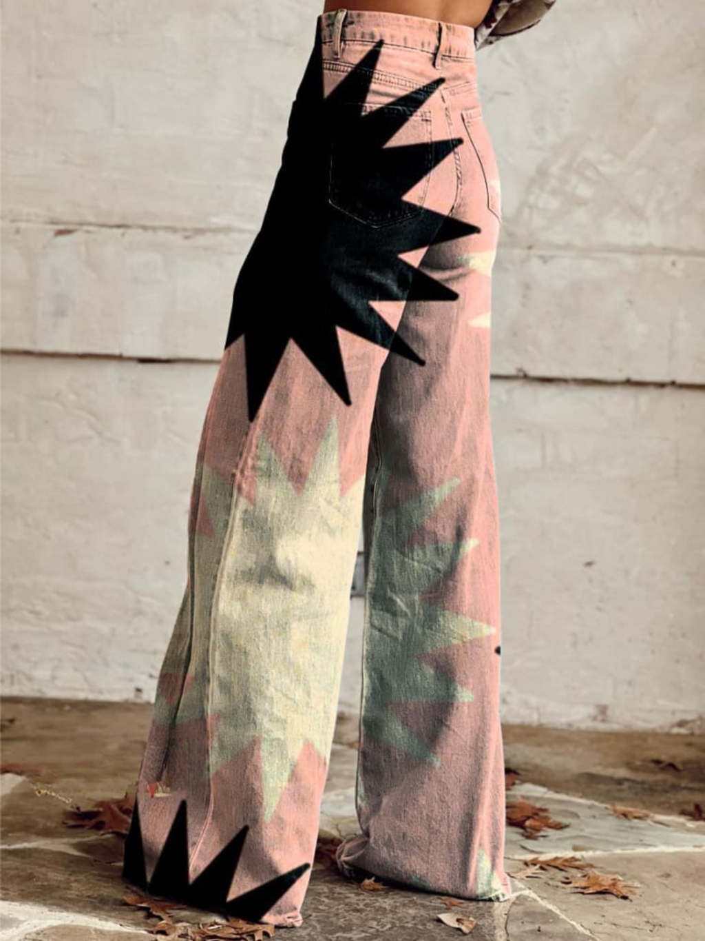 JEANNE™ - Geometriska Vida Byxor