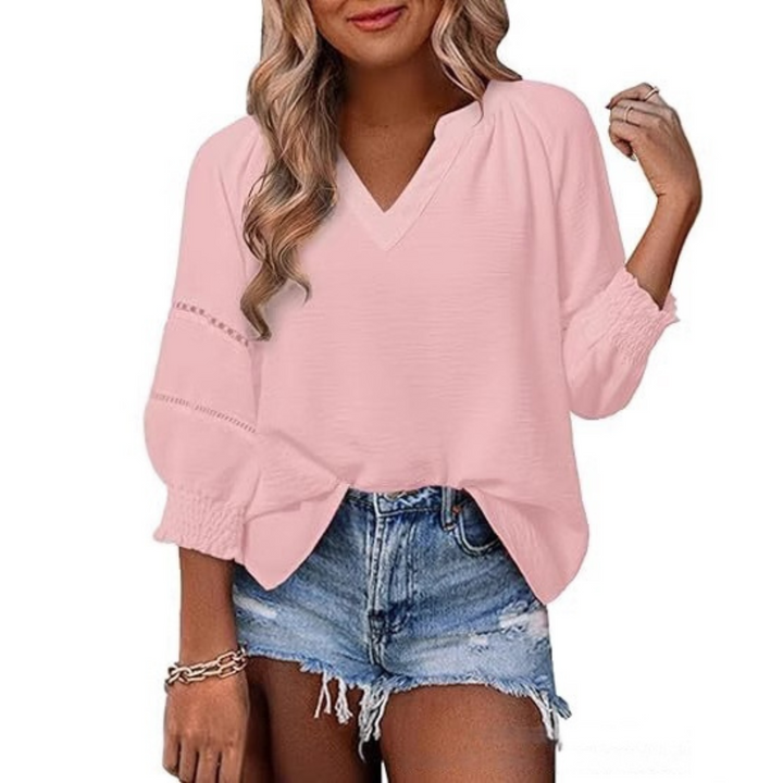 GIANNA™ - Avslappnad Elegant Lyktärmad Sommarblus