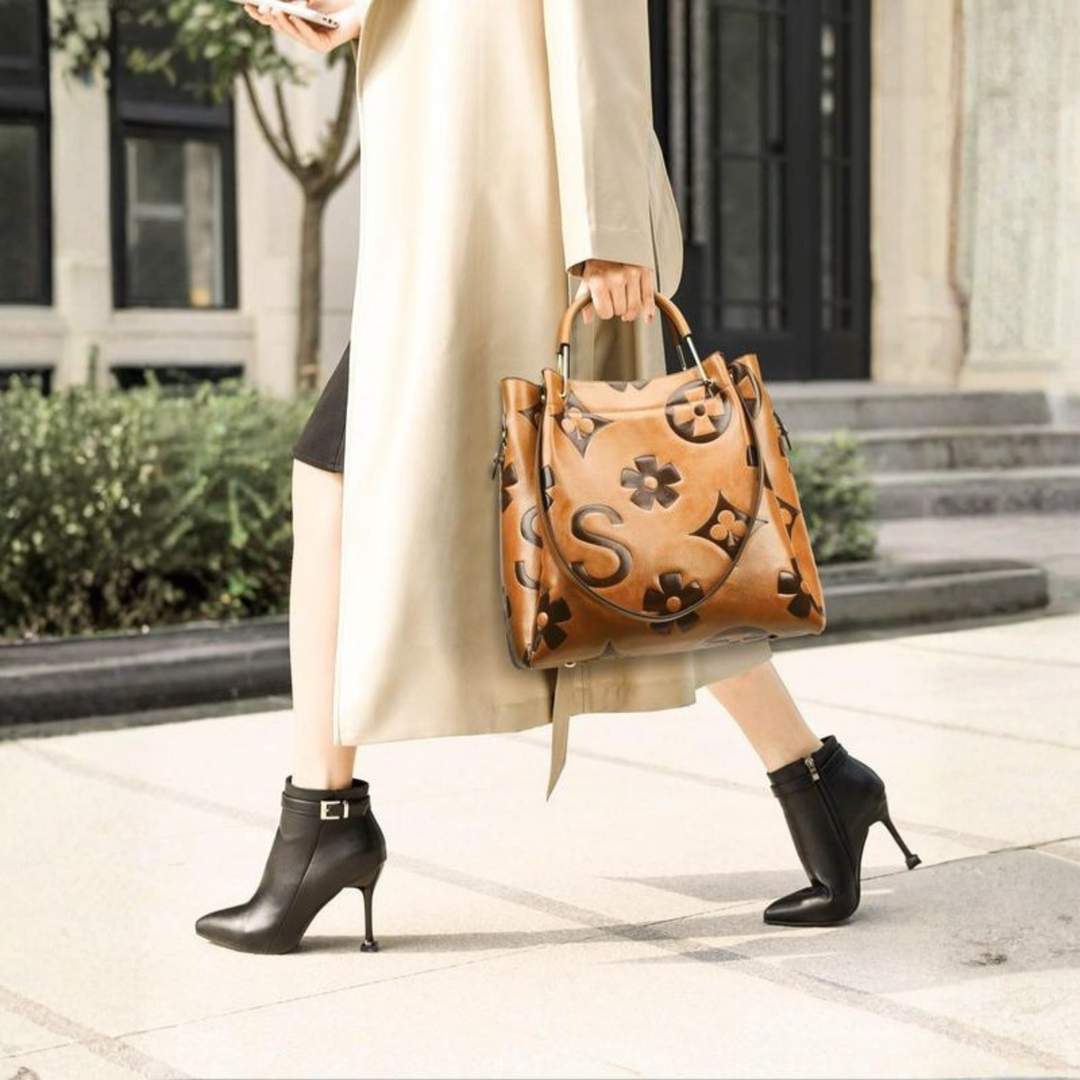 SAYALA™ - Elegant Modemedveten Blomstermönstrad Handväska/Crossbody
