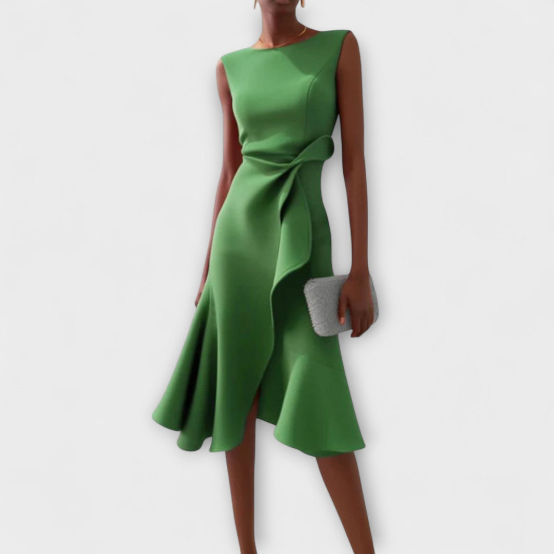 MARISSA™ – Elegant Wrap-stil Ärmlös Klänning