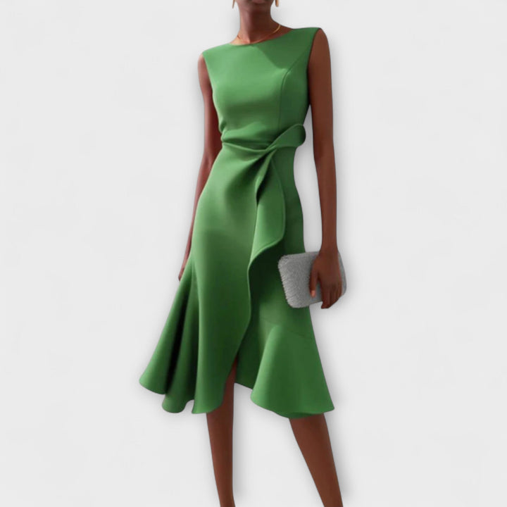 MARISSA™ – Elegant Wrap-stil Ärmlös Klänning