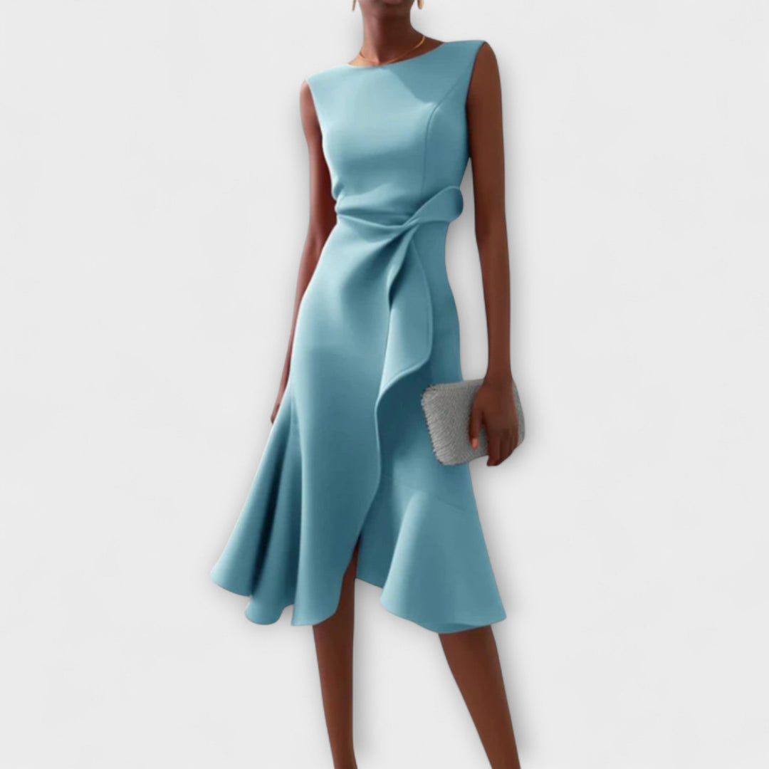 MARISSA™ – Elegant Wrap-stil Ärmlös Klänning