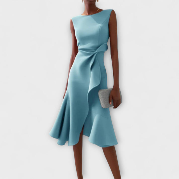 MARISSA™ – Elegant Wrap-stil Ärmlös Klänning