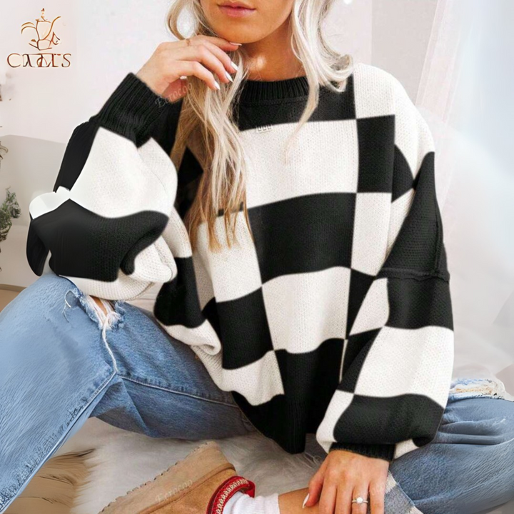 PINEDA™ - Avslappnad Långärmad Lös Tröja