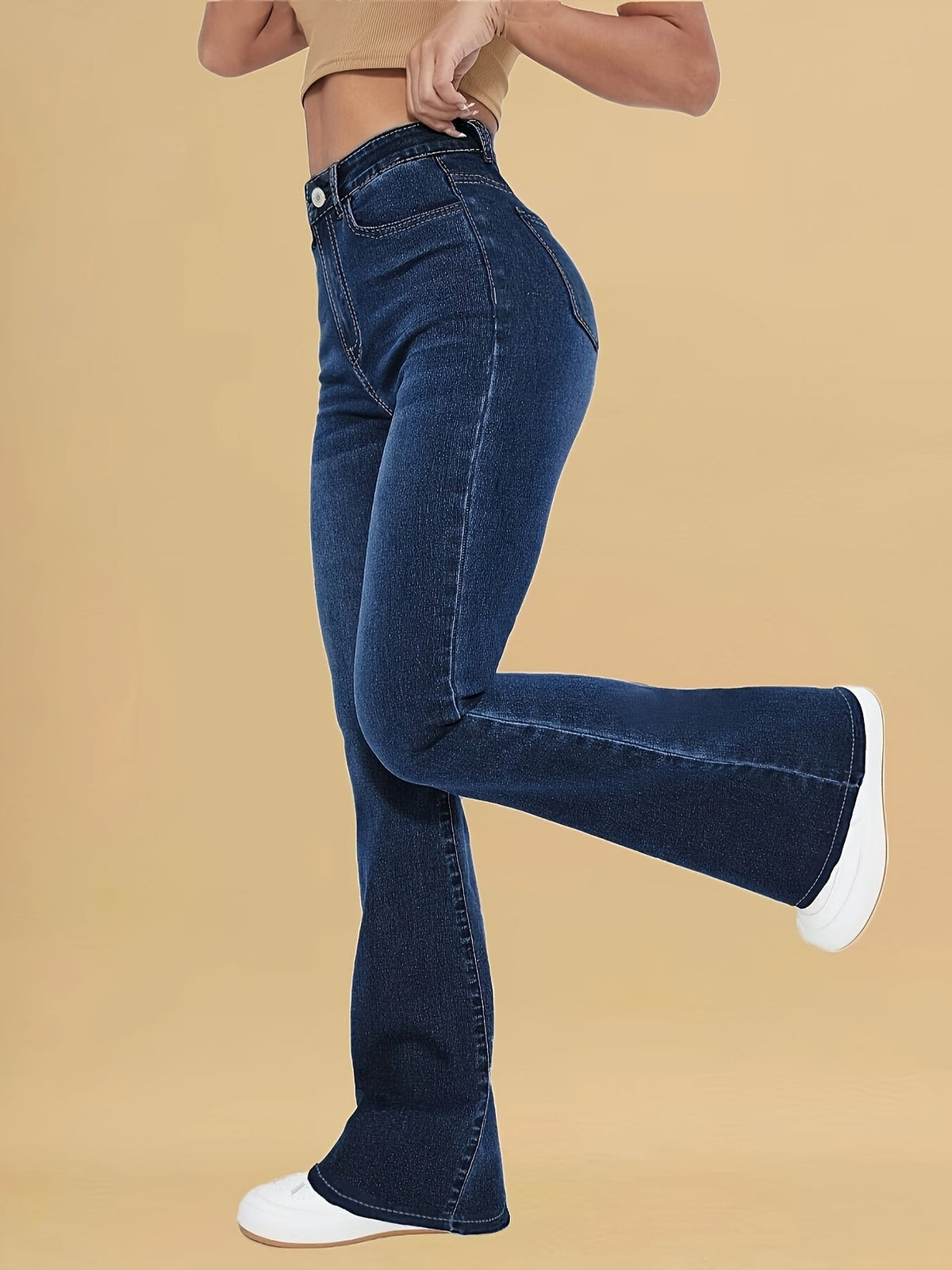 INÈS™ - Modern Chic Utställda Jeans