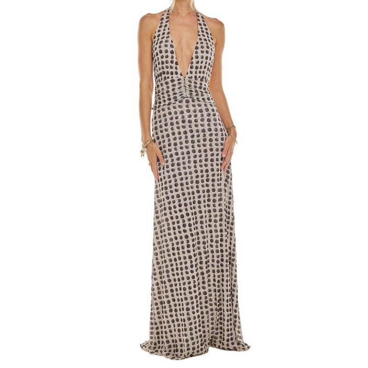 FITA™ - Elegant Halterneck Röcklös Sommarklänning
