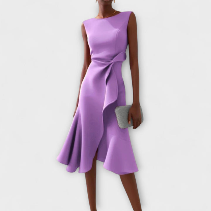 MARISSA™ – Elegant Wrap-stil Ärmlös Klänning