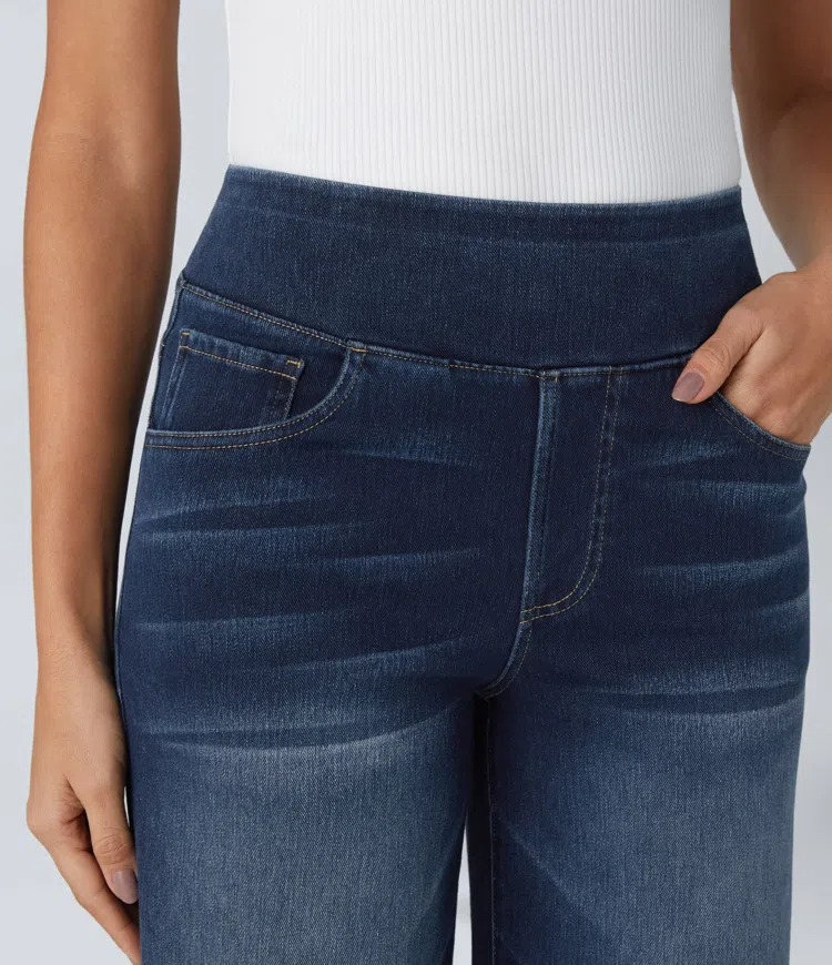 SOLÈNE™ - Avslappnade Vida Jeans