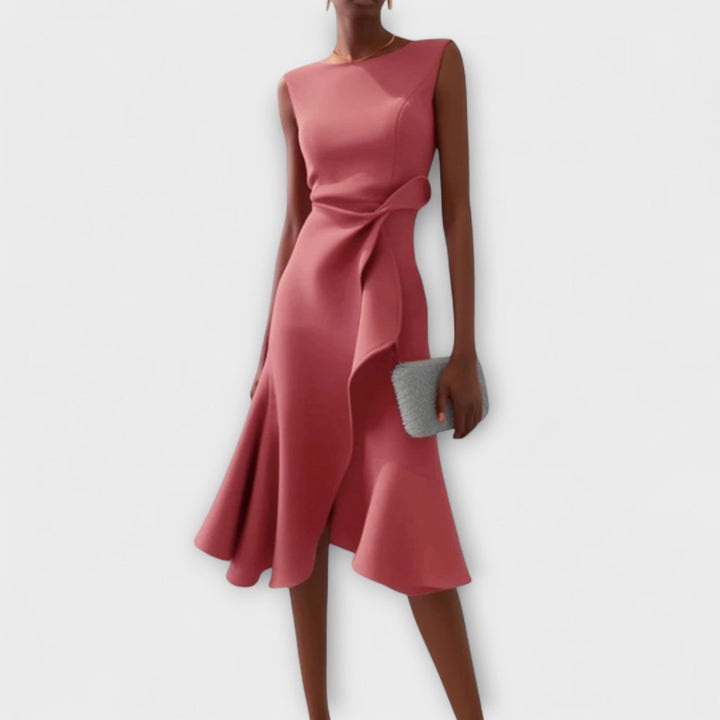 MARISSA™ – Elegant Wrap-stil Ärmlös Klänning