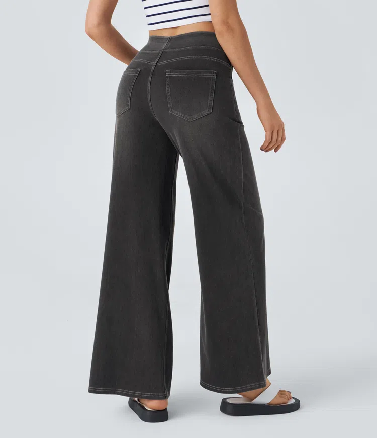 SOLÈNE™ - Avslappnade Vida Jeans