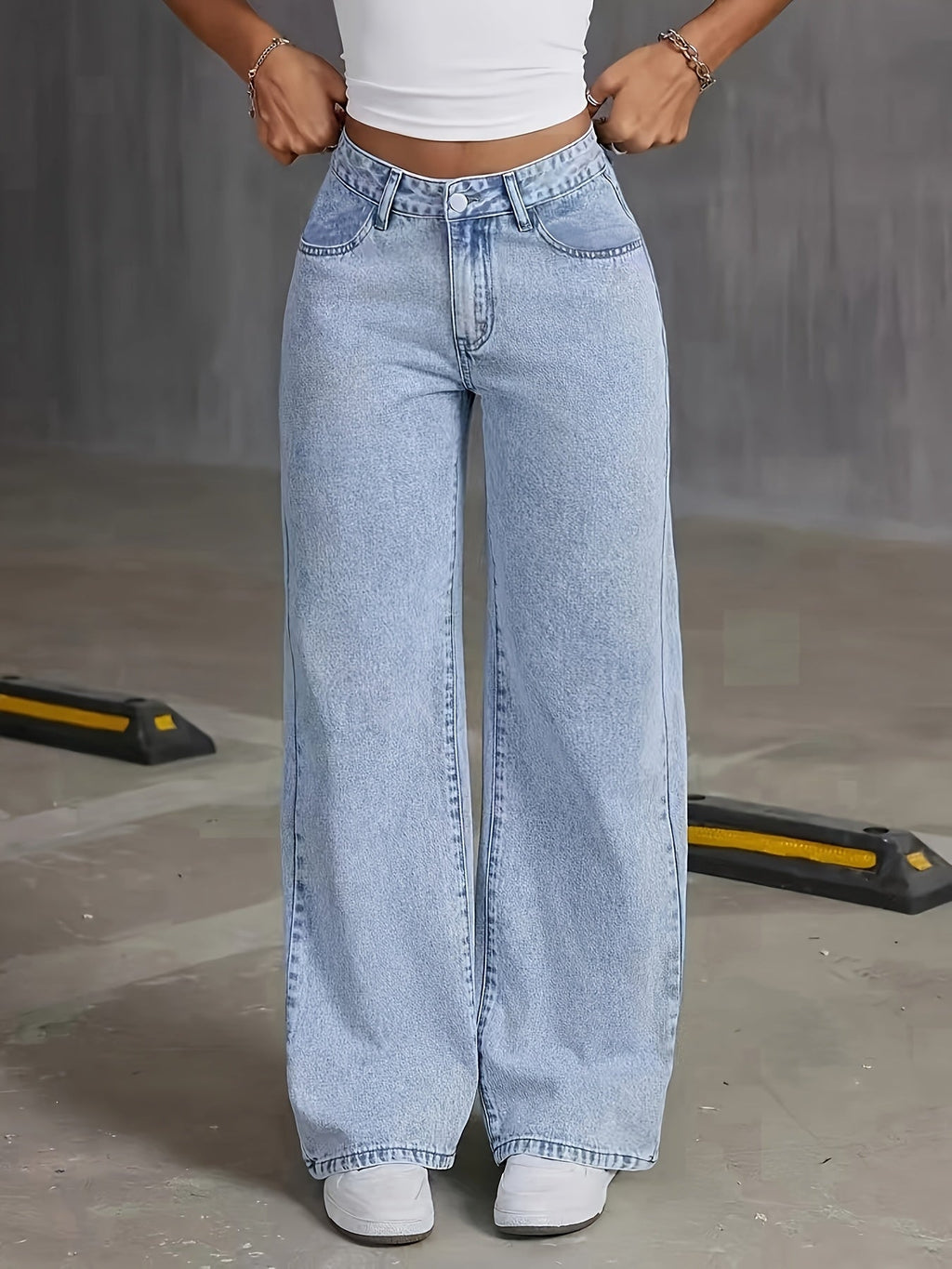 PHILIPPA™ - Trendiga Högmidjade Jeans