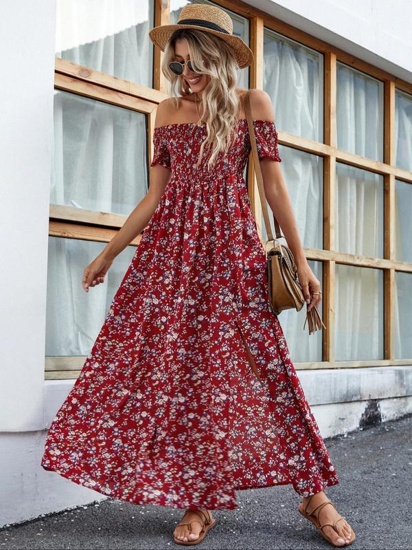AMELISE™ – Vintage Avslappnad Volangsommarklänning