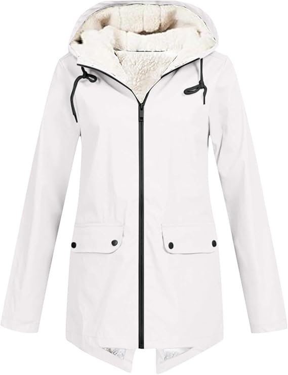 AMELIA™ | Skön fleecehoodie med dragkedja