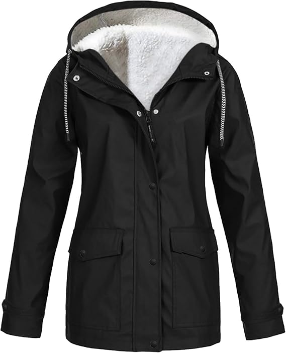 AMELIA™ | Skön fleecehoodie med dragkedja