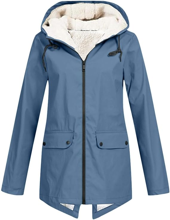 AMELIA™ | Skön fleecehoodie med dragkedja