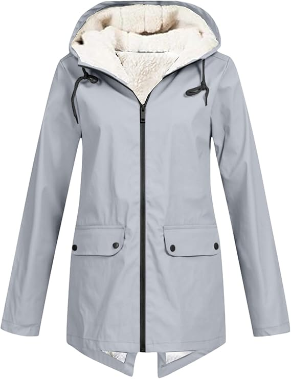 AMELIA™ | Skön fleecehoodie med dragkedja