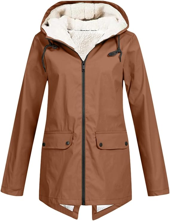 AMELIA™ | Skön fleecehoodie med dragkedja