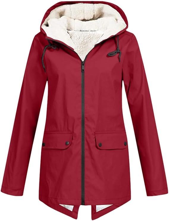 AMELIA™ | Skön fleecehoodie med dragkedja