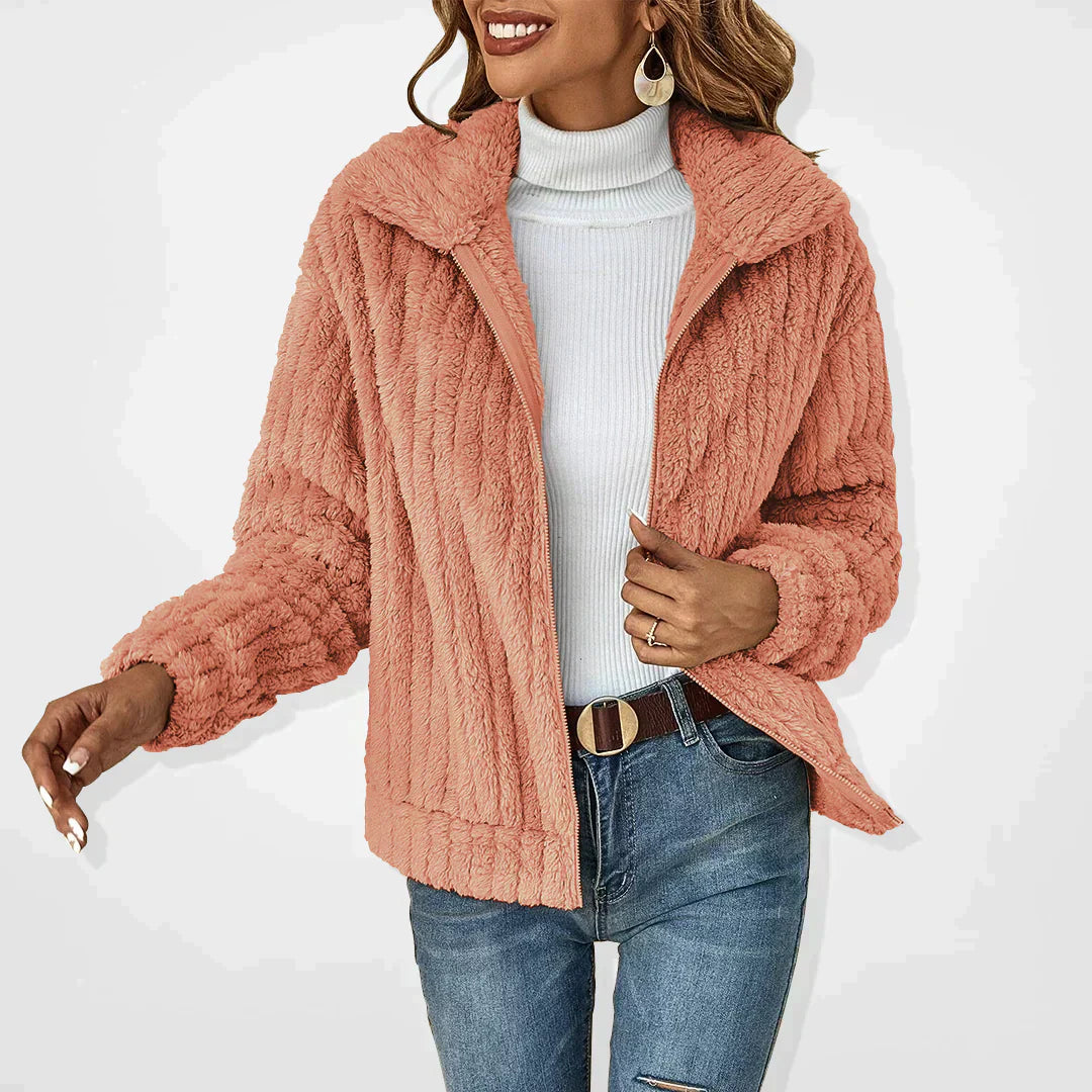 GENEVIEVE™ – Snygg Sherpajacka