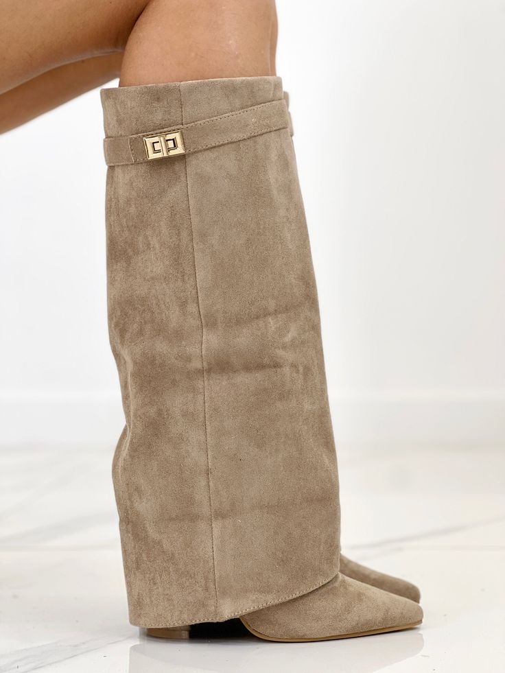 ARABELLA™ - Kaki Mockastövlar