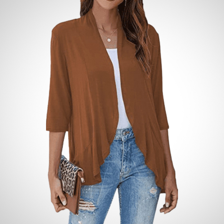 MIRIKIT™ – Avslappnad Sommar Öppen Cover-Up Kofta