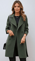CELINA™ – Lång trenchcoat