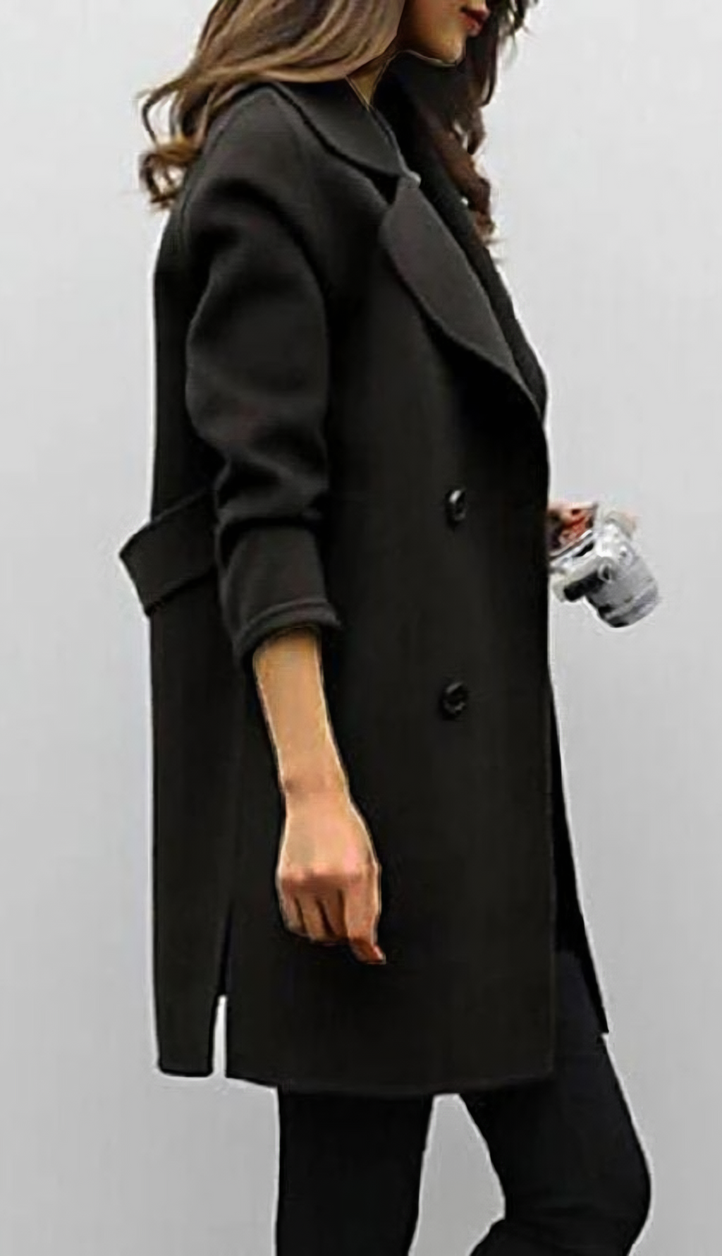 CELINA™ – Lång trenchcoat